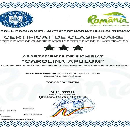 Vila Carolina Apulum Villa Алба Юлия Екстериор снимка